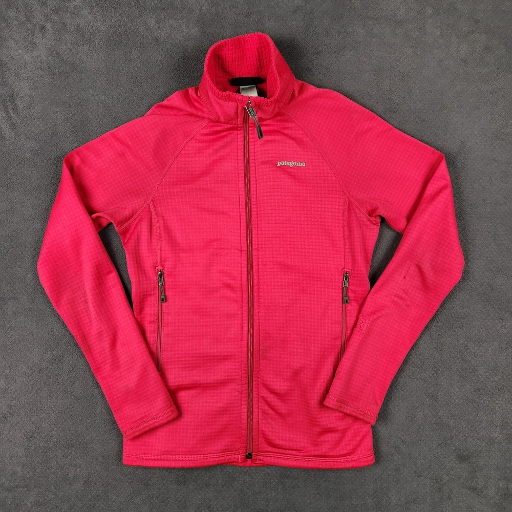 Patagonia R1 Jacket‎ Womens XS Jeweled Berry Full Zip Power Grid Fleece 40137